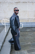 Load image into Gallery viewer, BLACK &amp; LEATHER MOTORCYCLE SET
