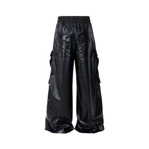 WAX FLARED TROUSERS