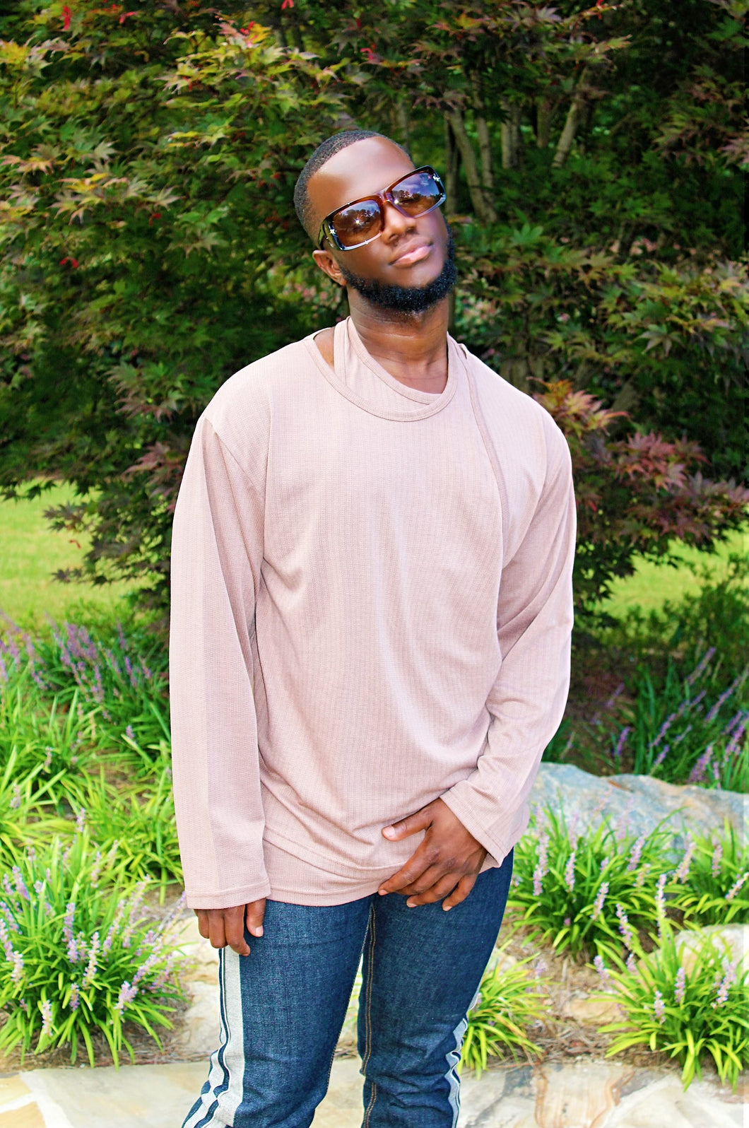DOUBLE NECK SHIRT