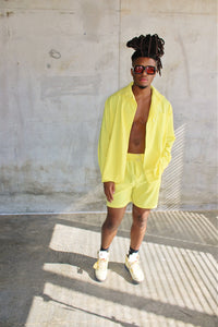 LEMON YELLOW LOUNGE SET