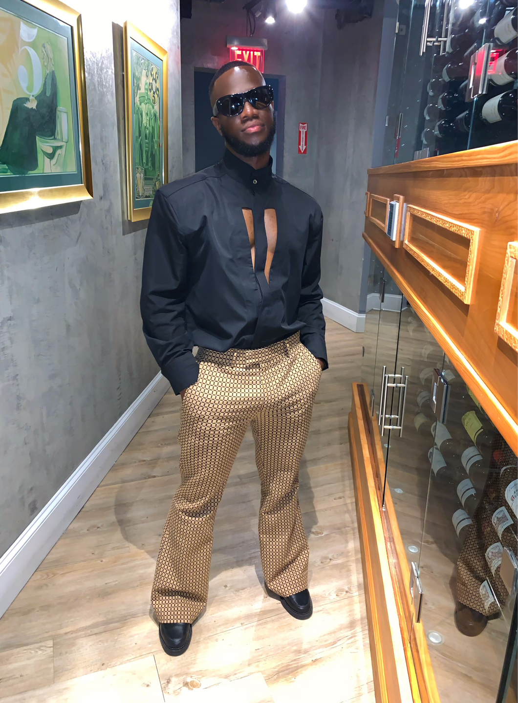 HI FASHION HOLLOW CUT SHIRT