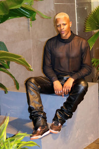 GOTHIC LONG MESH SHIRT